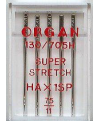 Igły domowe Organ 130/705H HAX1SP SUPER STRETCH 75