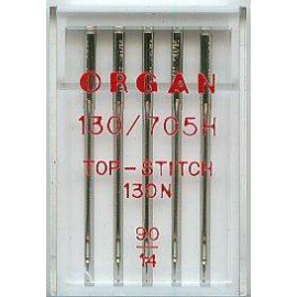 Igły domowe Organ 130/705H Top Stitch 90