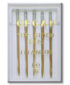 Igły domowe Organ 130/705H Top Stitch Titanium 100