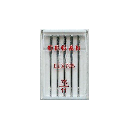 Igły domowe do overloków i coverloków Organ ELX705 75