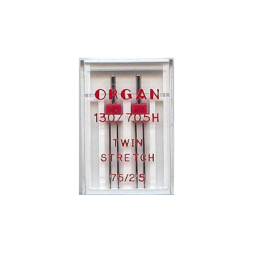Igły domowe Organ 130/705H Twin Stretch 75/2,5mm