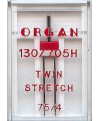 Igły domowe Organ 130/705H  Twin Stretch 75/4mm