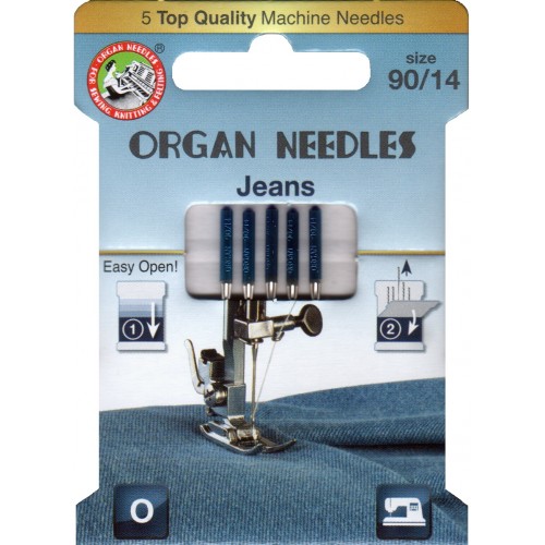 Igły domowe Organ 130/705H ECO  Jeans 90