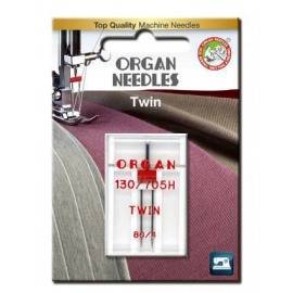 Igły domowe Organ 130/705H  Twin 80/4,0mm